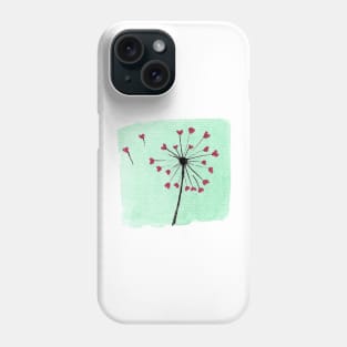 The seeds of love fly Phone Case