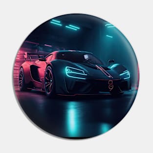 Underground Velocity Sports Car Pin