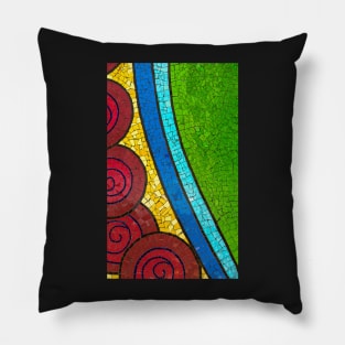 Colourful mosaic Pillow