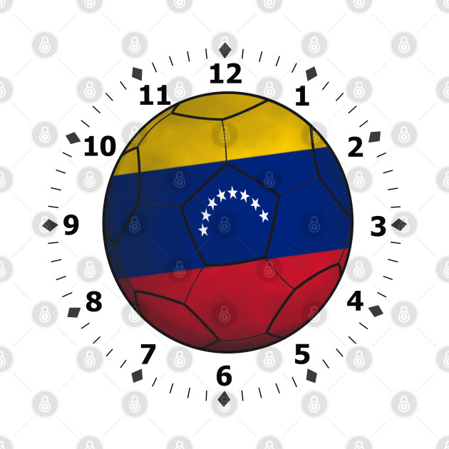 venezuelan flag clock by persa