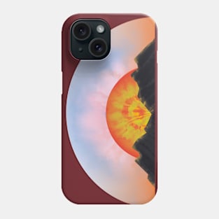 Sunrise Tie-Dye Mountains Abstract Phone Case