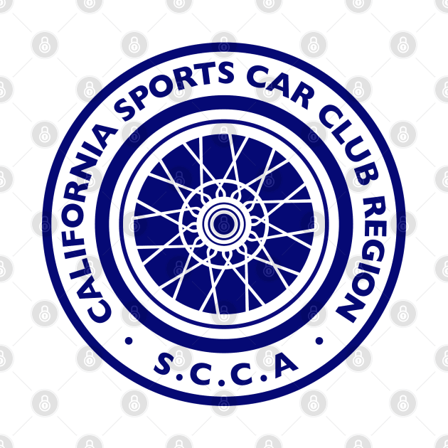 SCCA California vintage emblem by retropetrol