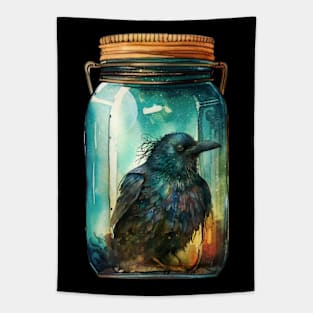 Raven Jar Tapestry