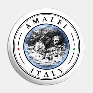 Amalfi Italy - circular design 2 Pin