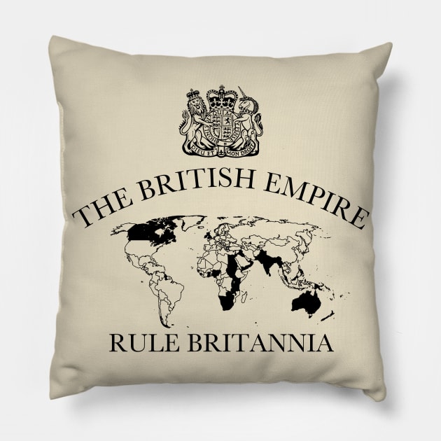 RULE BRITANNIA Pillow by bumblethebee