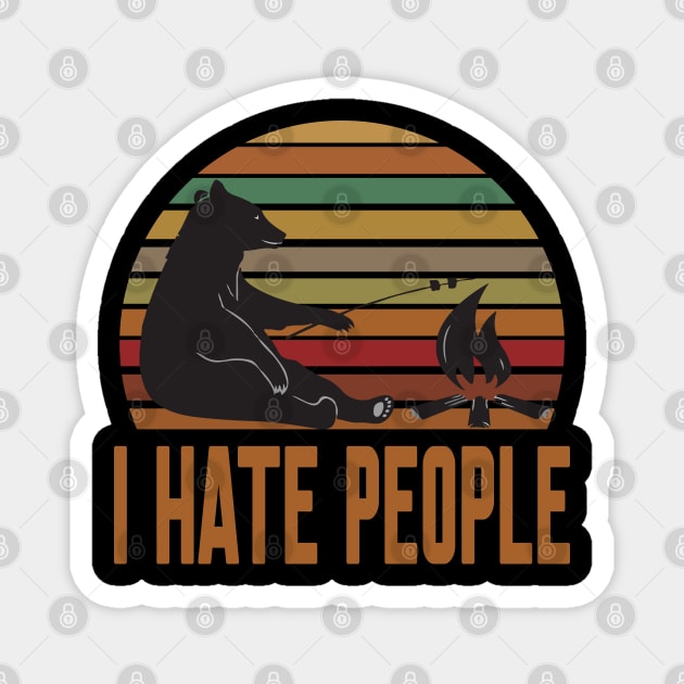 I hate people-funny christmas 2023 Magnet by Work Memes