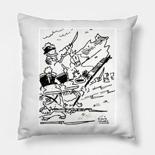 Advance of the Ape Regiment Pillow