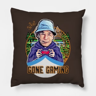 Funny Gamer - Gone Gaming Pillow