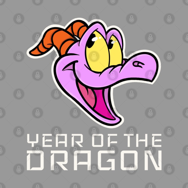 Year of the dragon Happy little purple dragon of imagination by EnglishGent