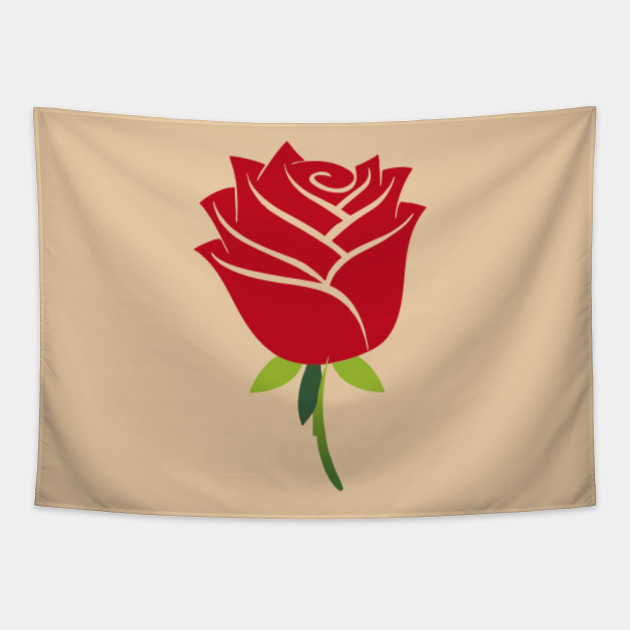 Simple Rose Design Roses Tapestry Teepublic