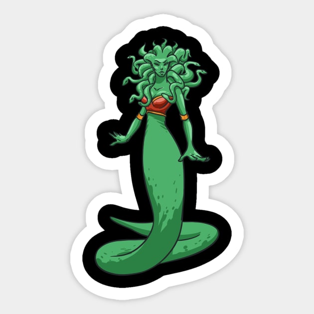 Medusa - Greek mythology' Sticker