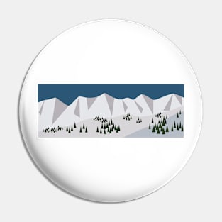 Winter in the mountains Pin