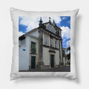 Church of the Sea with a tiled facade Pillow