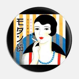 Retro girl Pin