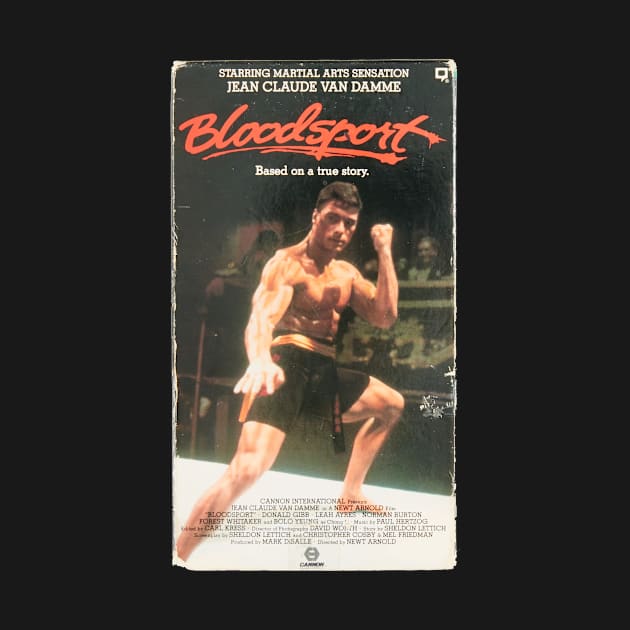 Bloodsport VHS by Ultimate Action Movie Club