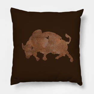 Bull Sketch Pillow