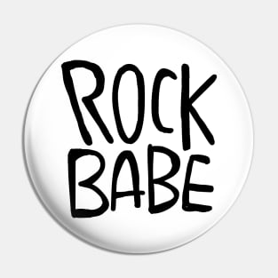 Rock babe Pin