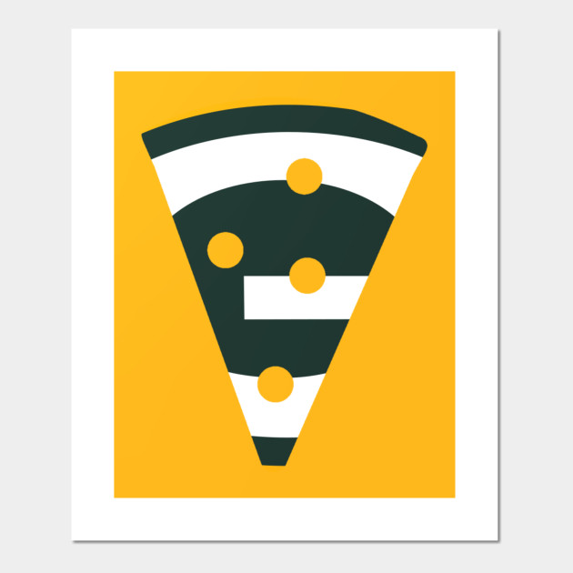 Green Bay Packers Cheese Slice Green Bay Packers Posters And Art Prints Teepublic