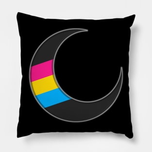 Pan Pride Crescent Moon Pillow