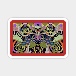 Butterflay Patterns Magnet