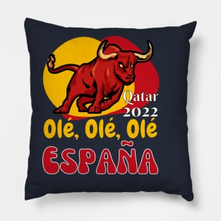 Spain Qatar World Cup 2022 Pillow