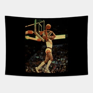 Larry Nance - Vintage Design Of Basketball Tapestry