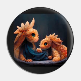 Damartinart baby dragon Pin