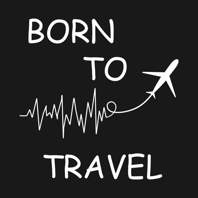 Born to travel adventure ECG by IceShirts