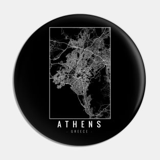 Athens Greece Minimalist Map Pin