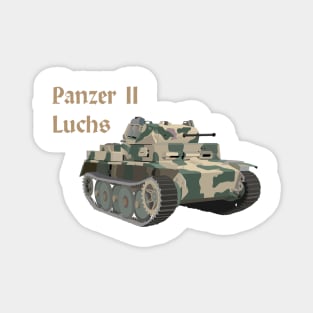 Panzer II Luchs German WW2 Battle Tank Magnet