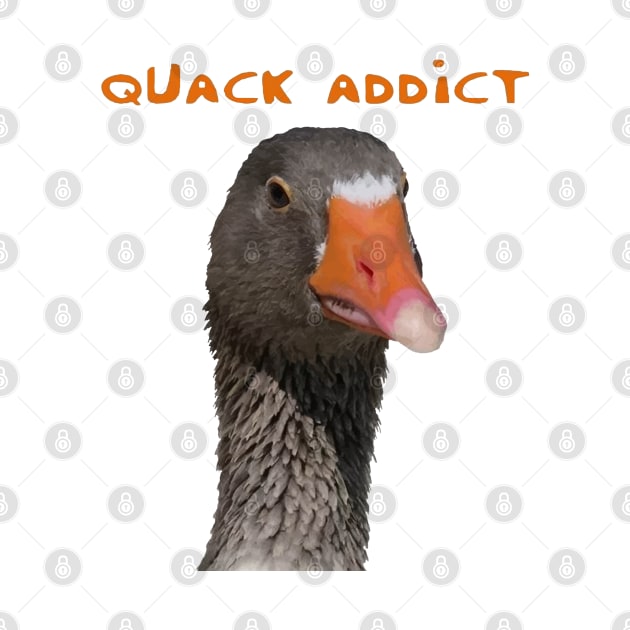 Quack Addict Pet Duck Lover Humor by taiche