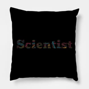 Scientists in words Pillow