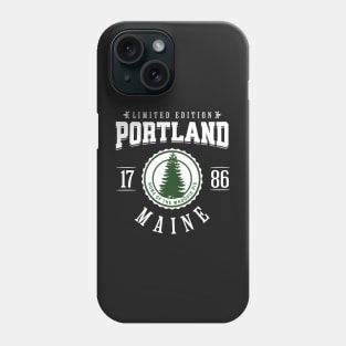 Portland Maine Pine Tree Whoopie Pie Phone Case