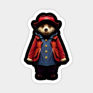 Paddington Bear in Bright Red Coat Magnet