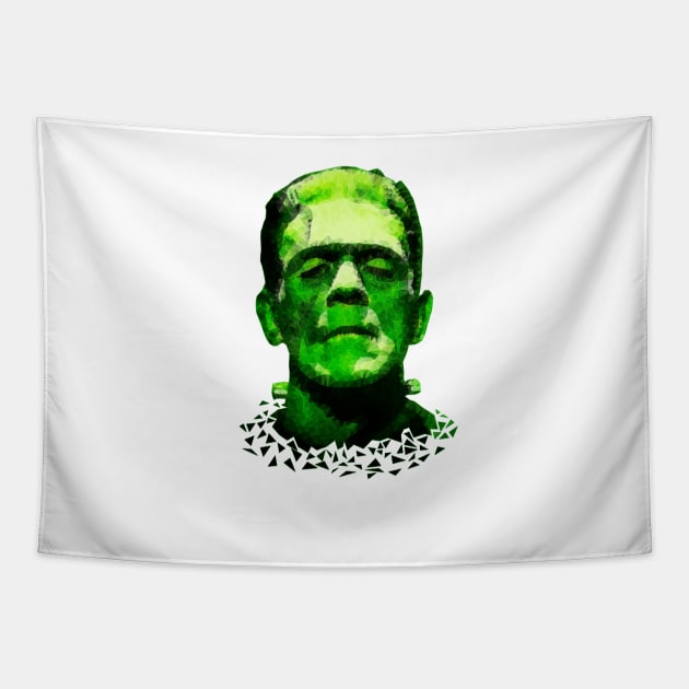 Frankenstein - neongreen Tapestry by Ancello