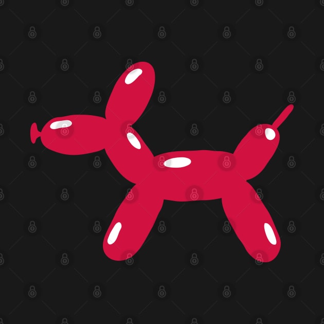 Red Balloon Dog by MichellePhong