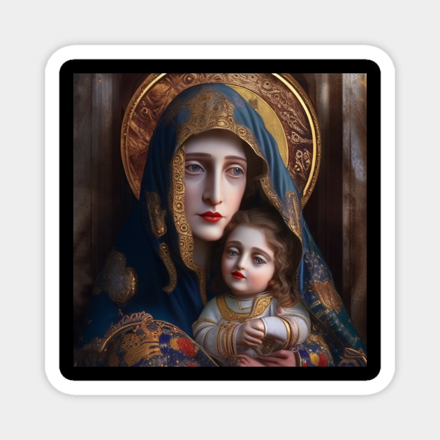 Madonna and Child Magnet by PSYOP Industries 