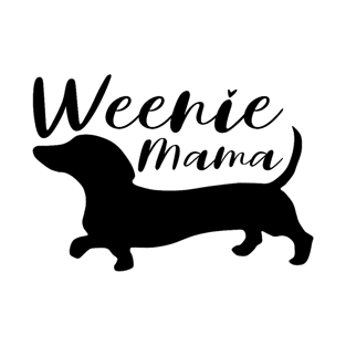 Weenie Mama Cute Dachshund Lover Weiner Dog Mom T-Shirt