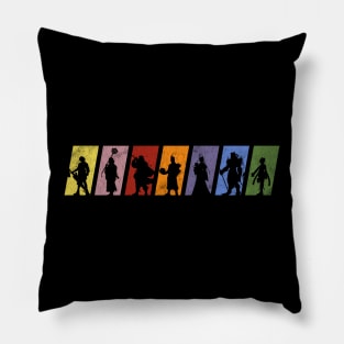 FFX Character Silhouettes Pillow