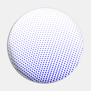 Dark Blue Polka Dots Pin