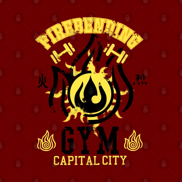 Firebending Gym by Silentrebel