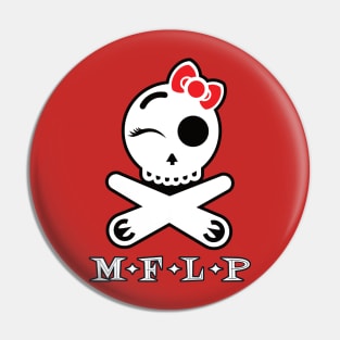 2-sided MFLP Winking Pinball Pirate with bow Pin