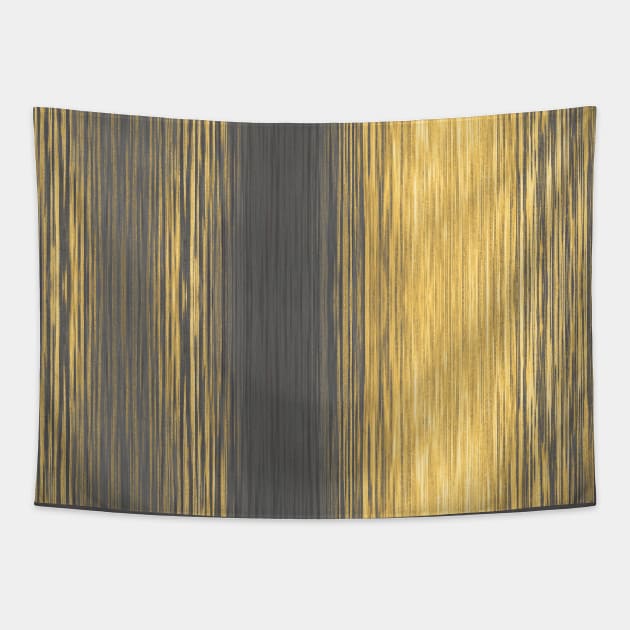 Soft Grey Yellow Abstract Lines Blend Tapestry by NaturalDesign