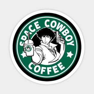 Space Cowboy Coffee Sci-fi Bounty Hunter 90's Anime Magnet