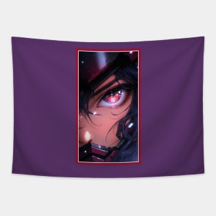 Anime Girl Eye | Quality Anime Artwork | Anime Aesthetic | Manga Anime Art Tapestry