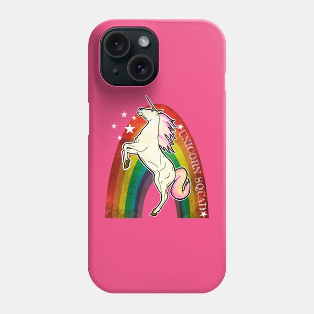 Unicorn Squad Phone Case by Tezatoons