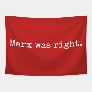 Marx was right. Tapestry