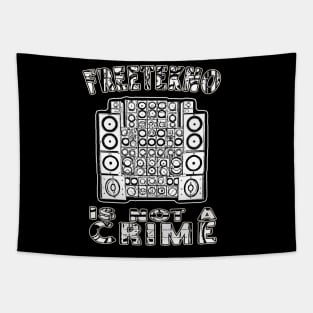 Free Tekno Is Not A Crime! Tapestry