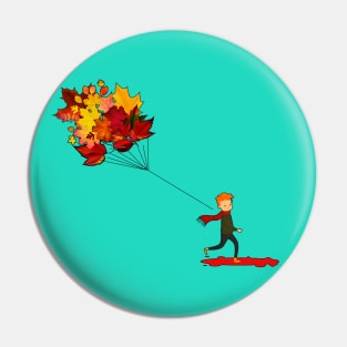 Baloon Autumn Pin