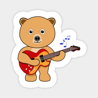 Bear and the Guitar Magnet